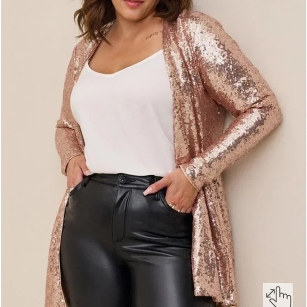 Torrid Rose Gold Blouse